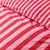 Rdeča/rožnata enojna posteljnina 135x200 cm Stripe Tease – Sassy B