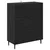 Highboard s ladicama 2 pcs Crni hrast Konstruirano drvo
