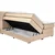Carryhome POSTELJA BOXSPRING 180 cm x 200 cm , tekstil bež