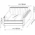 Atelier Del Sofa Alkon - Svetlosiva dvosed-sofa na razvlačenje