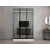 Hanah Home ormar sa reflektujućim staklom Nisa 20637, 135 cm, beli