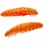 Vaba za črve Larva 011 Hot Orange Cheese 4,5 cm kozarec 8 kosov