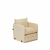 ATELIER DEL SOFA Fotelja na razvlačenje Saga Single Cream