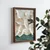 WallXpert uramljena MDF slika NAL104-70, jato belih ptica iznad tirkiznih talasa, 50 x 70 cm