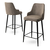 HANAH HOME Set 4 barske stolice Enox Cappuccino Black
