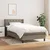 Vidaxl Box spring postelja z vzmetnico taupe 80x200 cm blago