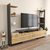 Hanah home TV Komoda Ava Hrast-Crna