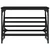 Stalak za cipele crni 60x30x45 cm od konstruiranog drva