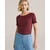 WE Fashion Majica burgund