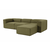 ATELIER DEL SOFA Ugaona garnitura Fora Green