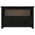 TV ormarić crni 79 x 35 x 52 cm od masivne borovine