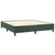 Krevet box spring s madracem LED tamnozeleni 160x200 cm baršun