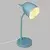 Atmosphera - Dečija stona lampa OREILLES 1xE14/40W/230V plava