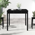 Vrtni stol crni 82,5 x 82,5 x 76 cm od masivne borovine
