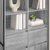 Kreveta 2 pcs Siva Sonoma 81 x 36 x 150.5 cm Konstruirano drvo