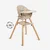 Kikka Boo Hranilica Woody 6in1 Beige