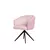 STOLICA SA RUKOHVATIMA pink metal, tekstil