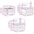 Set vanjskih sofa 7 pcs Prirodna i svjetlosiva 79 x 79 x 37 cm