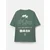 Pull&Bear Majica SQUID GAME zelena/bela
