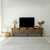 HANAH HOME TV polica Mesta Walnut v2