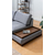 ATELIER DEL SOFA Ugaona garnitura Tulip Corner Left Without Pouf Dark Grey