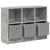 Kreveta s ladicama Betonski sivi 73,5 x 22,5 x 53,5 cm