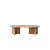 Hanah Home klub sto Messina, 120 cm, hrast Sapphire