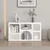 Hanah Home polica za knjige Bohem 90cm, 50 cm, bela