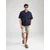 BOSS Srajca We_Flower  marine / mornarska
