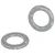 Podlošci 2 pcs Srebrno 10 x 10 x 0,8 mm Željezo