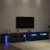 TV ormar 3 pcs Crni hrast 260 x 37 x 40 cm Konstruirano drvo