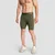 GymBeam Men‘s Combat Shorts Olive Grey