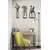 Atelier Del Sofa Set zidnih dekoracija Flower In The Bottle, 1.5 mm, 3 komada, Crna