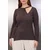 Trendyol Curve Ženska bluza Tbbaw26Af00042, Braon