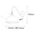 Opviq 892OPV1234 Zidna lampa, Crna