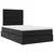 Krevet s od storage s madracem Crna 120 x 190 cm Lažna koža