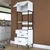 Hanah Home Višenamenska komoda JE135-3101, 60 x40 x198.6 cm, Bela