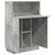 Stol Betonski sivi 71.5 x 31.5 x 106.5 cm Konstruirano drvo