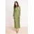 Trendyol Modest Ženska haljina Tctss26Eb00131, Zelena