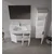 HANAH HOME Kupatilski ormarić sa umivaonikom i ogledalom (2 komada) Purus 100 330