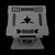 Postolje za laptop White Shark GCP 5 Ice Arrow - Gray