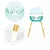 ECO TOYS 2u1 ECO Hranilica za bebe, Plava