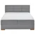 home24 POSTELJA BOXSPRING 180 cm  x 200 cm , tekstil siva