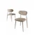Hanah Home Set stolica Vina, 56x76x97 cm, 6 komada, Bež