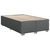 Vidaxl Box spring postelja z vzmetnico temno siva 120x190 cm blago