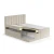 Bež boxspring postelja s prostorom za shranjevanje 160x200 cm Novento – Maison de Reve