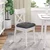 Jastučići za sjedenje 4 pcs Tamno siva 40 x 40 x 12 cm tkanina