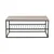 Hanah Home Klub sto Asude, 95x42x55 cm, Krem
