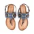 Riccianera Ženske sandale 1013/307 Pelle-Jeans, Plave