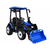 Traktor bager AKU s prikolicom plavi